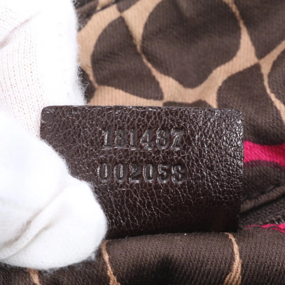 GUCCI Authentic Brown Leather Tote Bag - Picture 9 of 9